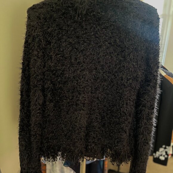 L'Agence- Black Azure Cardigan Blazer - Picture 2 of 3